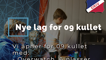 Driv E-sport åpner for 2009 kullet og søker flere styremedlemmer.